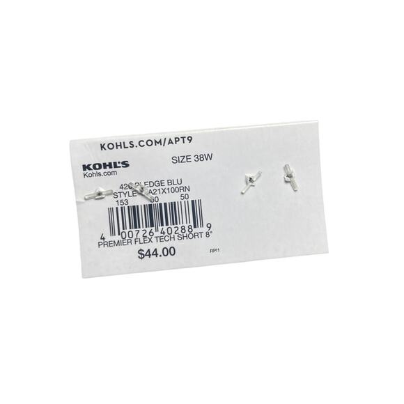 Mens Blue - Quick Dry Shorts - NWT - Apt. 9 - Picture 10 of 11